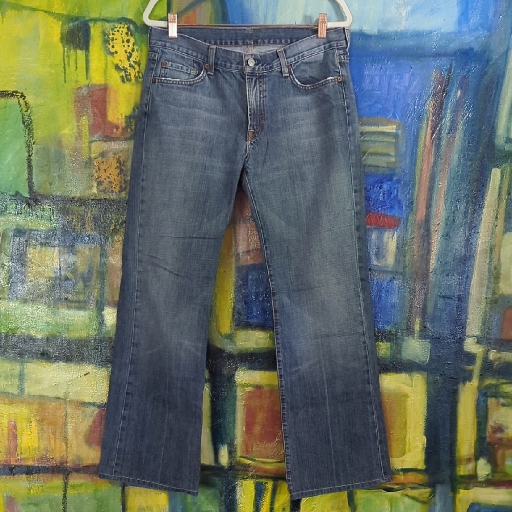 7 For All Mankind Men's Boot cut Zip Fly Jeans 32×30